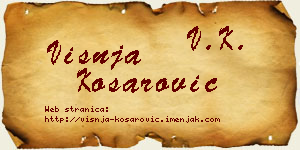 Višnja Košarović vizit kartica